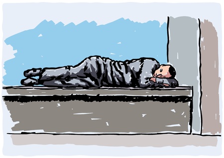 Homelessのイラスト素材