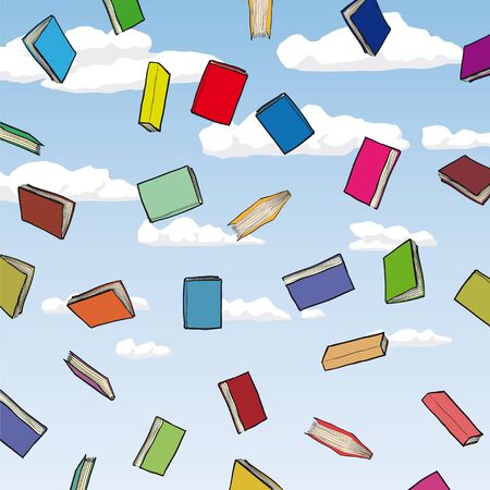 booksのイラスト素材