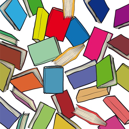 booksのイラスト素材