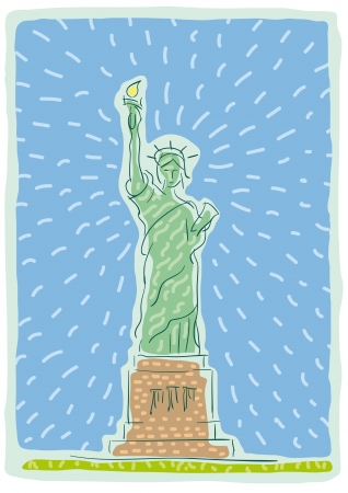 New Yorkのイラスト素材
