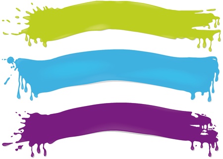 brushstrokesのイラスト素材