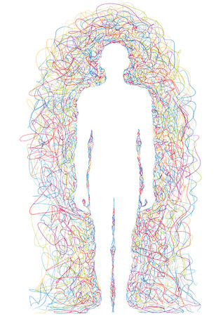 man silhouetteのイラスト素材