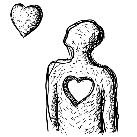 heart that departsのイラスト素材