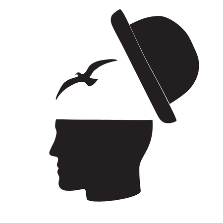 Symbolic drawing of the knowledge of philosophyのイラスト素材