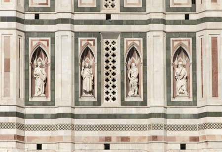 Giotto's bell tower of Santa Maria del Fioreの写真素材