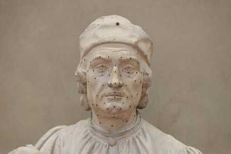 Sculptures of the Accademia Gallery, Florence, Italyのeditorial素材