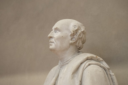 Sculptures of the Accademia Gallery, Florence, Italyのeditorial素材