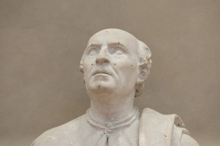 Sculptures of the Accademia Gallery, Florence, Italyのeditorial素材