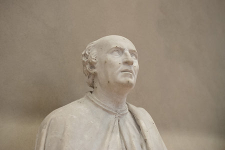 Sculptures of the Accademia Gallery, Florence, Italyのeditorial素材