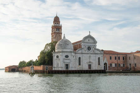 Cemetery of San Michele, City of Venice, Italy, Europeの写真素材