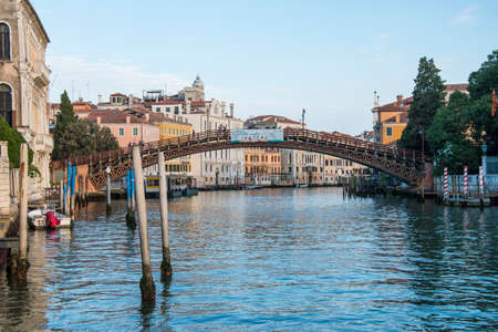 Building on the Grand Canal, city of Venice, Italy, Europeの写真素材