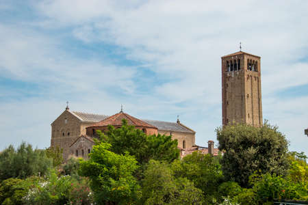Torcello Island in the Venetian Lagoon, City of Venice, Italy, Europeの写真素材