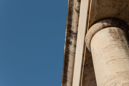 Museum of Roman Civilization, in the EUR district, Rome, Italy.
