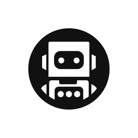Robot Icon. Flat Design. AI 10 Supported. Vectorのイラスト素材
