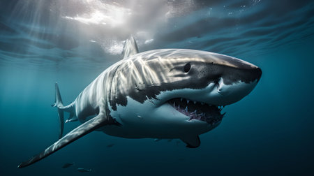 Great White Shark (Carcharodon carcharias)の素材