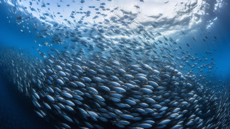 School of fish in the Red Sea, Eilat Israel.の素材