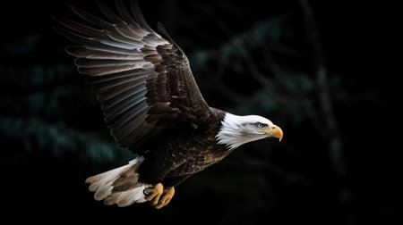 Bald Eagle (Haliaeetus leucocephalus)の素材