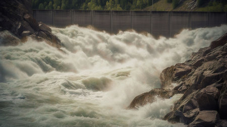 The Rhine Falls (Rheintal) is a waterfall on the Rhine River in Switzerland.の素材