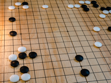 Go game(Weiqi),Traditional asian strategy board gameの写真素材
