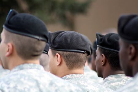 military beretのeditorial素材