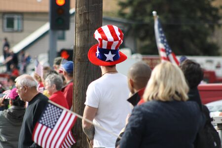 patriotic hatのeditorial素材