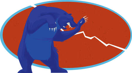 Bear Trend - Stock Marketの写真素材