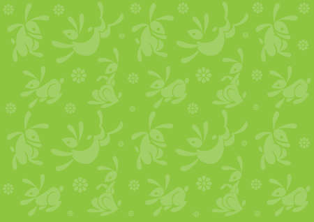 Easter bunny background patternの写真素材