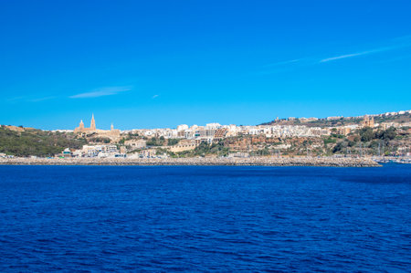 Mgarr, Malta - May 8, 2017: Mgarr at Gozo Island at Malta.のeditorial素材