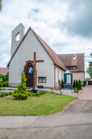 Cedry Male, United States - June 17, 2017: Roman Catholic Church of the Holy Spirit.のeditorial素材