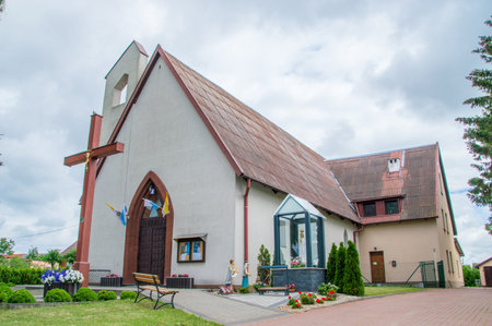 Cedry Male, United States - June 17, 2017: Roman Catholic Church of the Holy Spirit.のeditorial素材