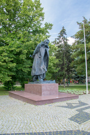 Gdansk, Poland - June 27, 2017: The Polish Marshal Jozef Pilsudski Monument.のeditorial素材