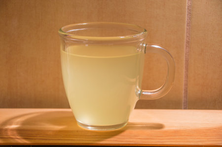 Pruszcz Gdanski, Poland - January 19, 2018: Gripex Hot ready for drink. Gripex hot is medical for flu or fever.のeditorial素材