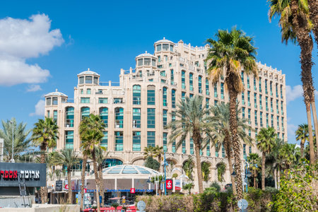 Eilat, Israel - February 9, 2019: Queen of Sheba Eilat Hotel.のeditorial素材