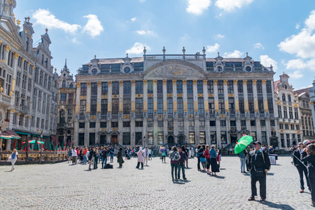 Brussels, Belgium - June 6, 2019: View of House of the Dukes of Brabant.のeditorial素材