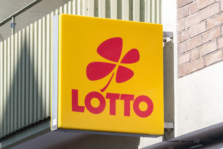 Hanover, Germany - June 8, 2019: Lotto sign in Hannover.のeditorial素材