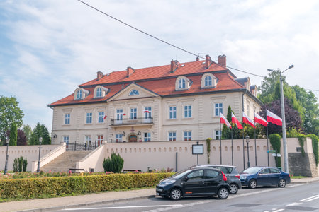 Wieliczka, Poland - July 27, 2019: The Institute of National Remembrance â Commission for the Prosecution of Crimes against the Polish Nation.のeditorial素材