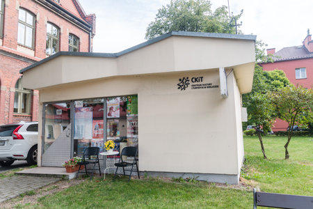 Wieliczka, Poland - July 27, 2019: Wieliczka culture and tourism center.のeditorial素材