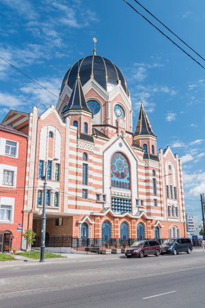 Kaliningrad, Russia - August 4, 2019: New Liberal Synagogue.のeditorial素材