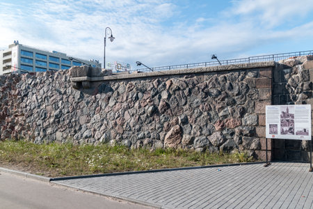 Kaliningrad, Russia - August 4, 2019: The south Terrace of the Royal castle.のeditorial素材