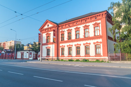 Ostrava, Czech Republic - August 29, 2019: Ostravar Brewery building.のeditorial素材