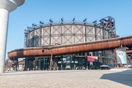 Ostrava, Czech Republic - August 29, 2019: Multifunctional hall GONG.のeditorial素材