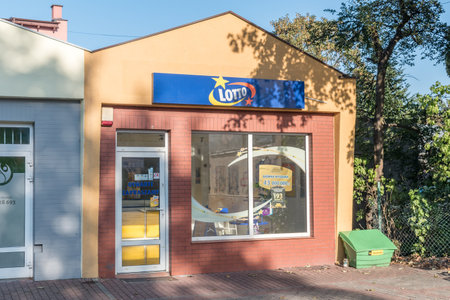 Kwidzyn, Poland - September 22, 2019: Polish national lottery Lotto.のeditorial素材