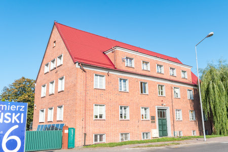 Kwidzyn, Poland - September 22, 2019: Home of St. Elizabeth for chronically ill and elderly people.のeditorial素材