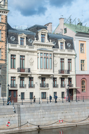 Stockholm, Sweden - September 24, 2019: Sager House, official residence of the Prime Minister of Sweden.のeditorial素材