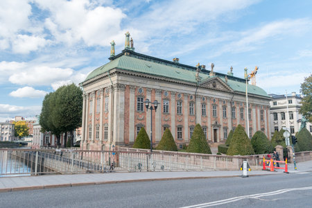 Stockholm, Sweden - September 24, 2019: The House of Nobility.のeditorial素材