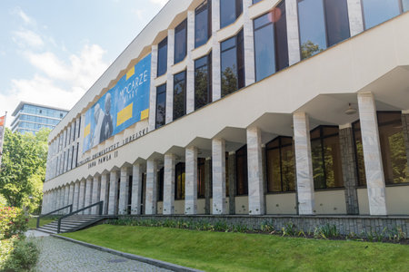 Lublin, Poland - June 11, 2020: John Paul II Catholic University of Lublin (Polish: John Paul II Catholic University of Lublin).のeditorial素材