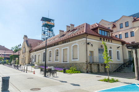 Bochnia, Poland - June 13, 2020: Salt mine health resort in Bochnia.のeditorial素材