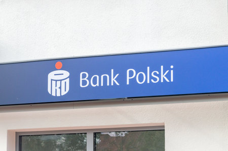 Pruszcz Gdanski, Poland - September 29, 2020: PKO Bank Polski.のeditorial素材