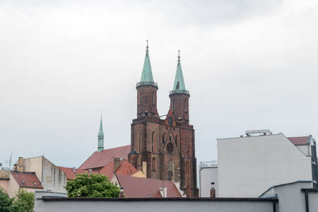 Roof of St. Mary's Church in Legnica, Poland.