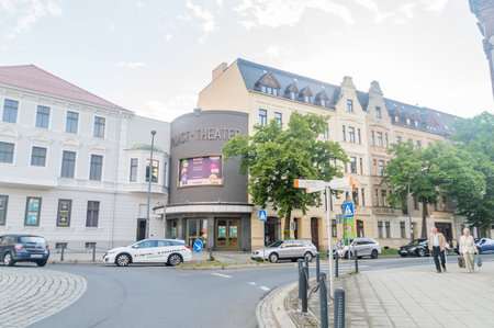 Gorlitz, Germany - June 2, 2021: Palast theater.のeditorial素材